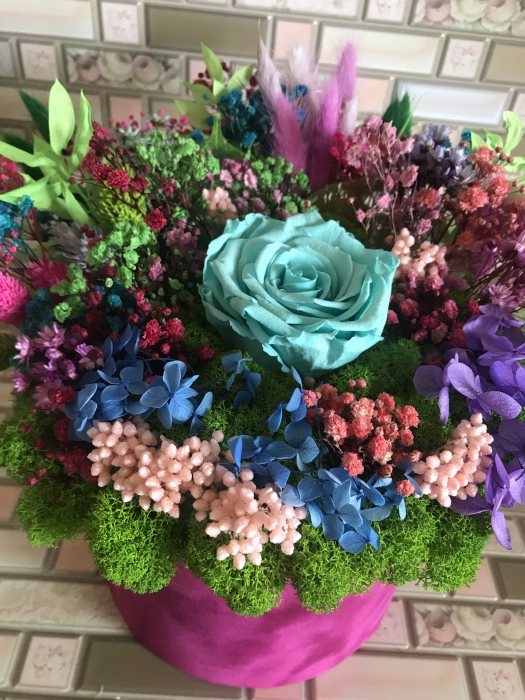 Aranjament floral cu licheni [3]