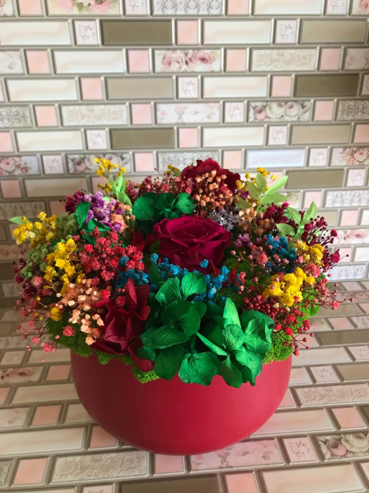 Aranjament floral cu licheni [3]