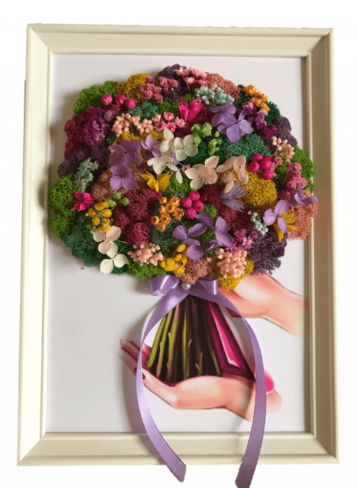 Tablou cu licheni buchet [3]