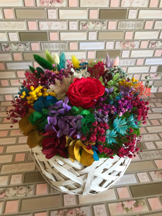 Aranjament floral cu licheni [2]
