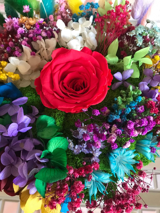 Aranjament floral cu licheni [3]