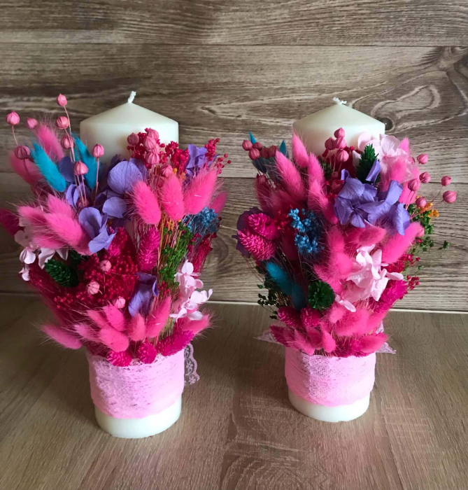 Pachet lumanari nunta + Buchet mireasa [2]