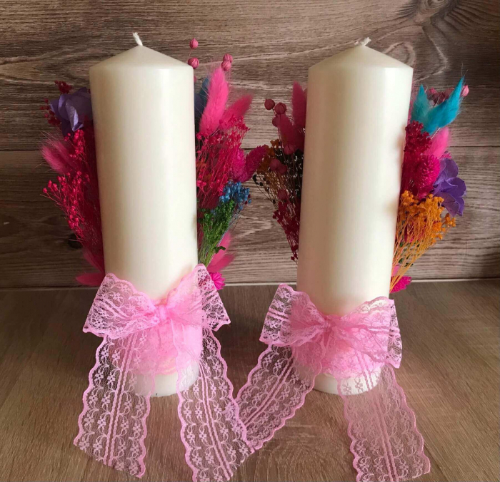 Pachet lumanari nunta + Buchet mireasa [3]