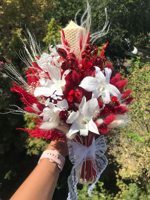 Pachet lumanari nunta + Buchet mireasa [3]