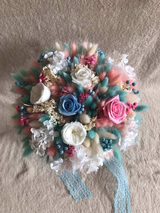 Lumanari nunta si buchet flori mireasa [3]