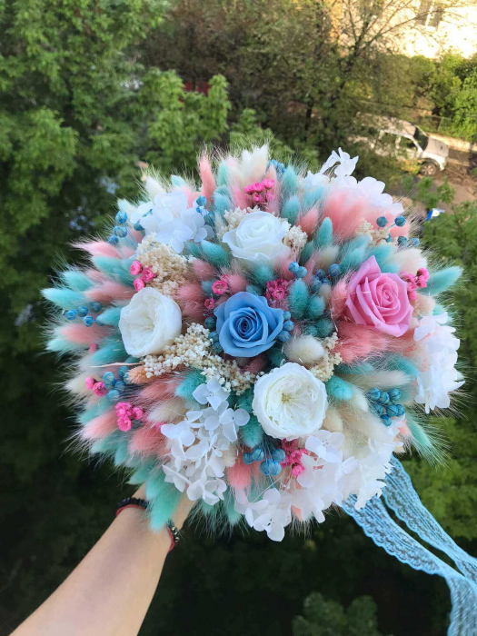 Lumanari nunta si buchet flori mireasa [4]
