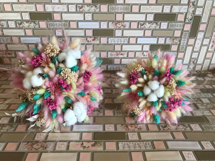 Pachet lumanari nunta + Buchet mireasa+ buchet de aruncat [2]