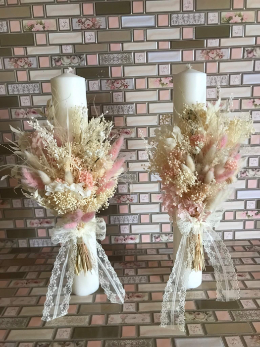 Pachet lumanari nunta + Buchet mireasa [3]