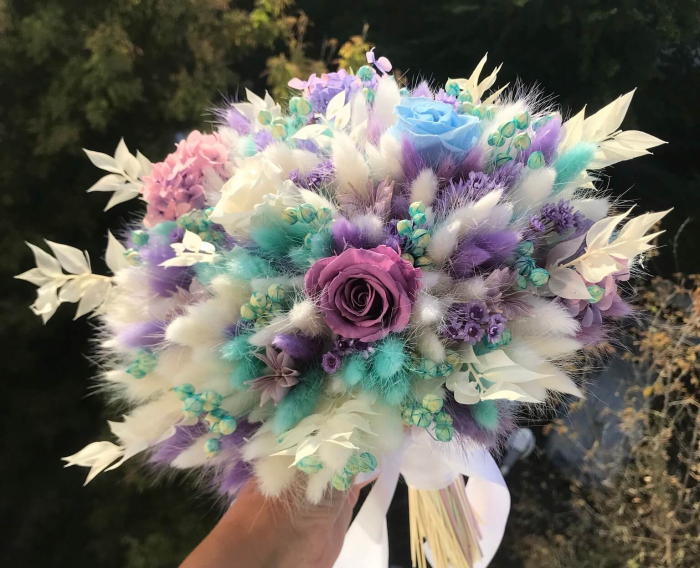 Pachet lumanari nunta + Buchet mireasa+ cocarda [6]