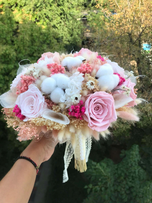 Pachet lumanari nunta + Buchet mireasa [4]