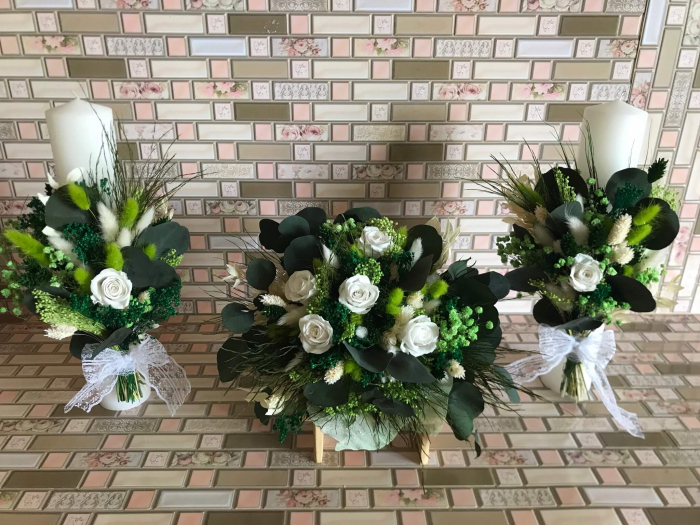 Pachet lumanari nunta + Buchet mireasa [2]
