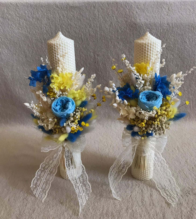 Pachet nunta (Lumanari nunta si buchet flori mireasa) [5]
