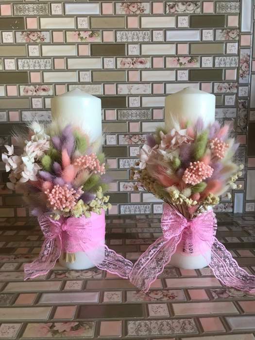 Pachet lumanari nunta + Buchet mireasa [2]