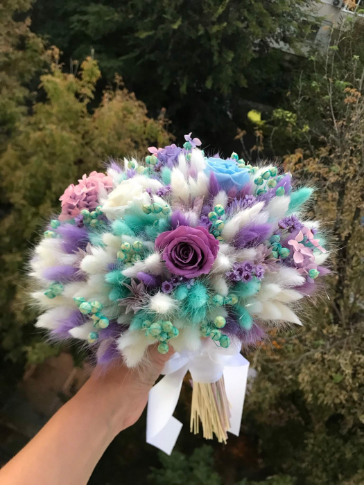 Pachet lumanari nunta + Buchet mireasa+ cocarda [5]