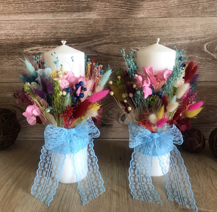 Pachet lumanari nunta + Buchet mireasa [2]