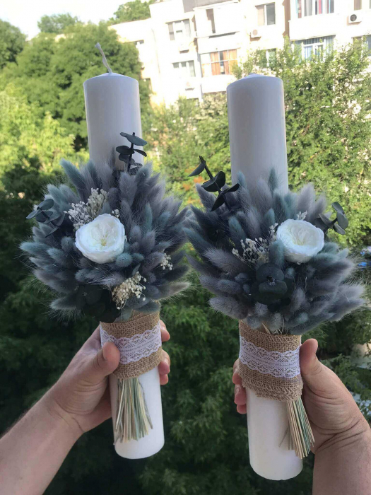 Pachet lumanari nunta + Buchet mireasa [3]