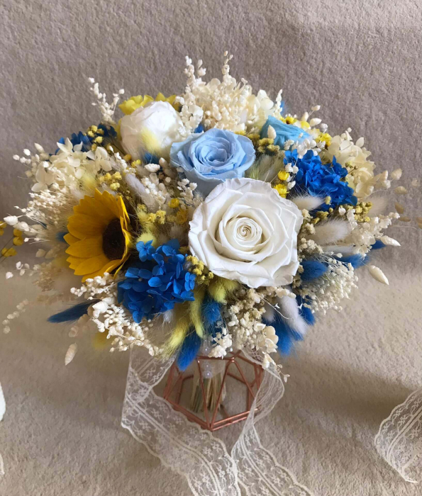 Pachet nunta (Lumanari nunta si buchet flori mireasa) [3]