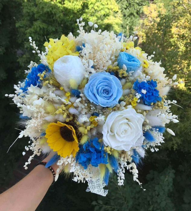 Pachet nunta (Lumanari nunta si buchet flori mireasa) [7]
