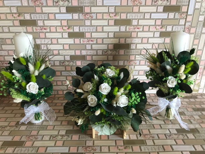 Pachet lumanari nunta + Buchet mireasa [1]