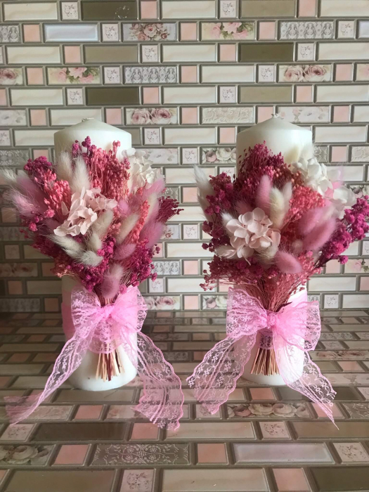 Pachet lumanari nunta + Buchet mireasa [2]