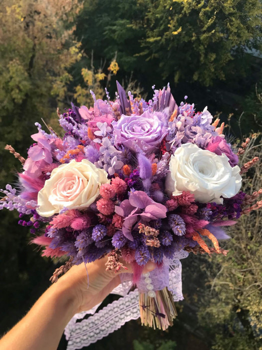 Pachet lumanari nunta + Buchet mireasa [2]