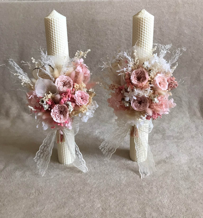 Pachet lumanari nunta + Buchet mireasa [2]