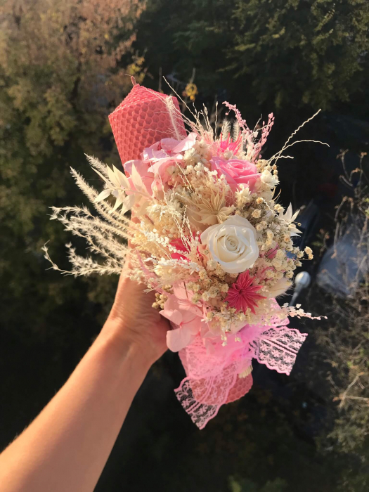 Pachet lumanari nunta + Buchet mireasa [4]