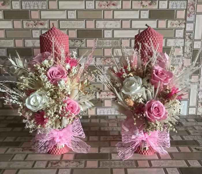Pachet lumanari nunta + Buchet mireasa [2]
