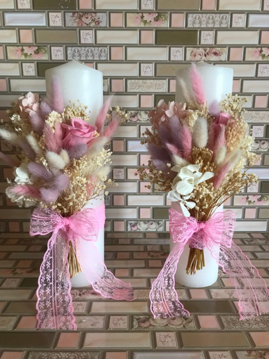 Pachet lumanari nunta + Buchet mireasa [2]