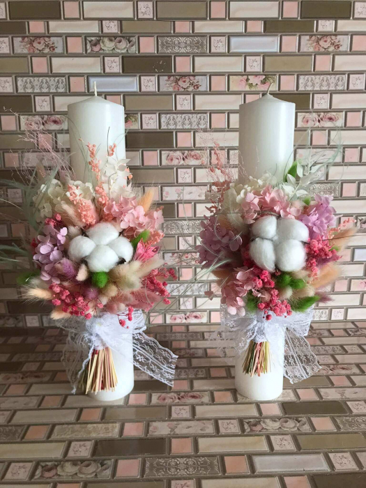 Pachet lumanari nunta + Buchet mireasa [2]