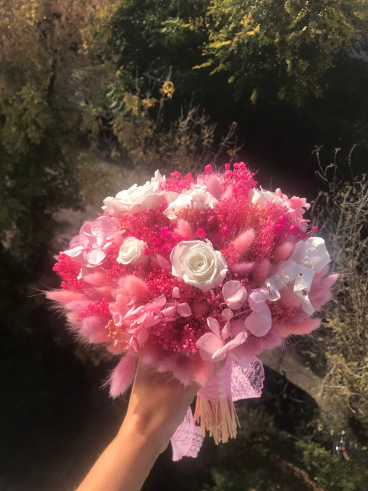 Pachet lumanari nunta + Buchet mireasa [6]