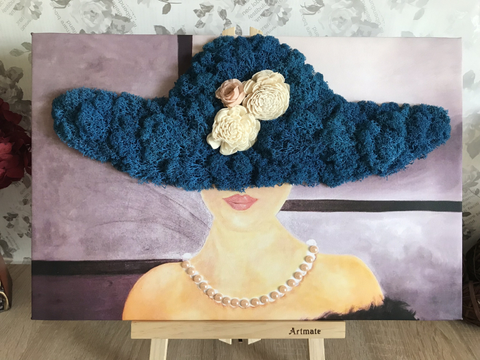 Tablou Palărie cu licheni pe canvas [2]