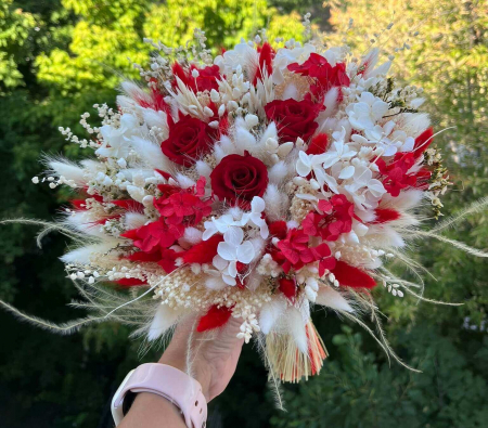 Buchete din flori naturale uscate si stabilizate - Buchet flori criogenate