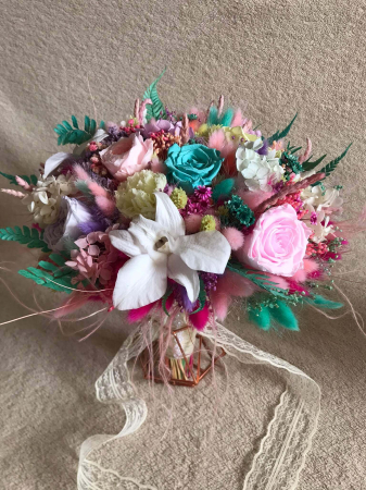 Pachet nunta (Lumanari nunta si buchet flori mireasa) [7]