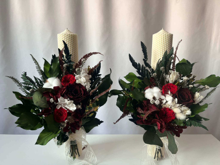 Pachet lumanari nunta + Buchet mireasa [1]