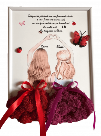 Tablou 20/25 - Tablou cu licheni prietena