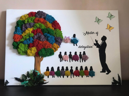 Tablou cu licheni personalizat pe canvas [2]