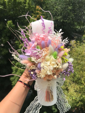 Pachet nunta (Lumanari nunta si buchet flori mireasa) [6]