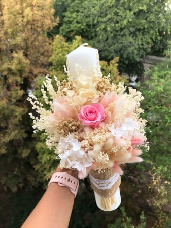 Pachet lumanari nunta + Buchet mireasa [1]