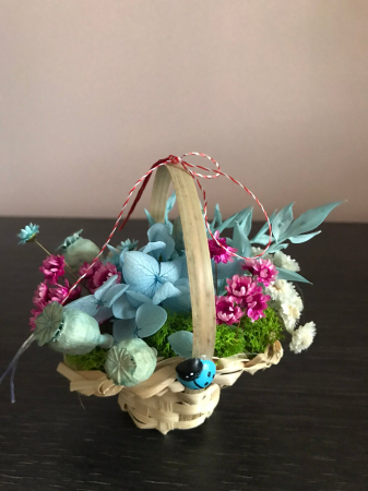 Martisoare din flori naturale uscate - Martisoare handmade