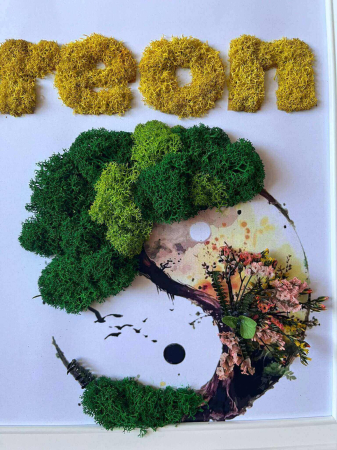 Tablou cu licheni aniversare [2]