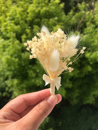 Bratari si Cocarde din flori naturale uscate - Cocarde din flori naturale