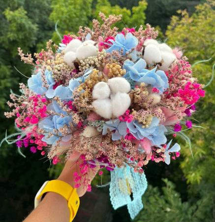 Buchete din flori naturale uscate si stabilizate - Buchet flori criogenate