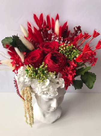Aranjament floral cu licheni si flori criogenate [2]