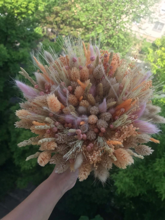 Buchete din flori naturale uscate si stabilizate - Buchet flori uscate/stabilizate