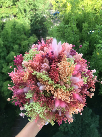 Buchete din flori naturale uscate si stabilizate - Buchet flori uscate/stabilizate