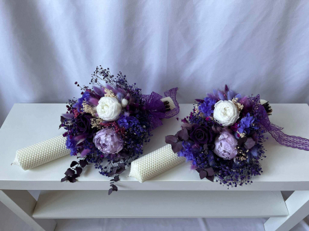 Pachet lumanari nunta + Buchet mireasa [4]