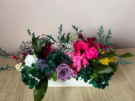 Aranjamente cu licheni si flori criogenate - Aranjament floral