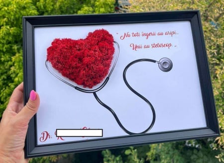 Tablou cu licheni cadru medical [1]