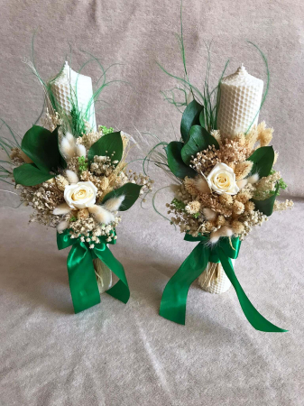 Pachet lumanari nunta + Buchet mireasa [2]